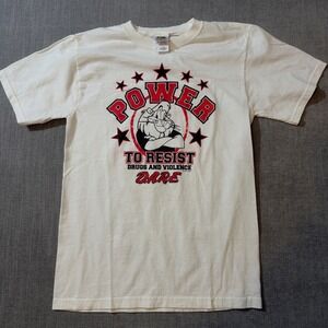 DARE Power To Resist Drugs Violence T Shirt Youth Small